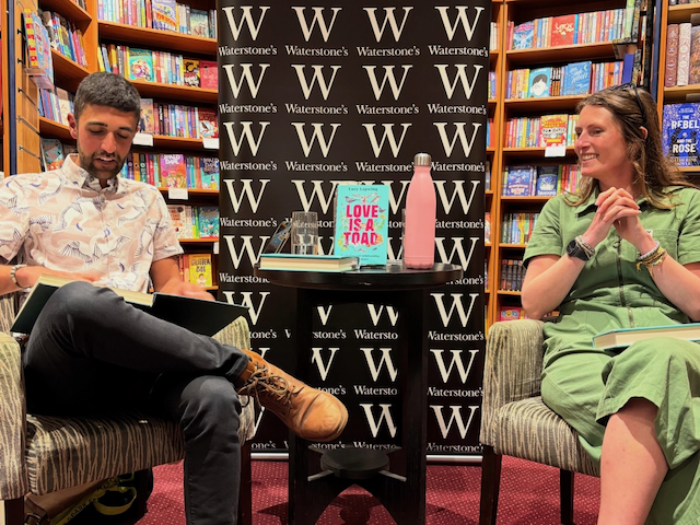 2026-05-12 Ajay Tegala interviews Lucy Lapwing at Waterstones